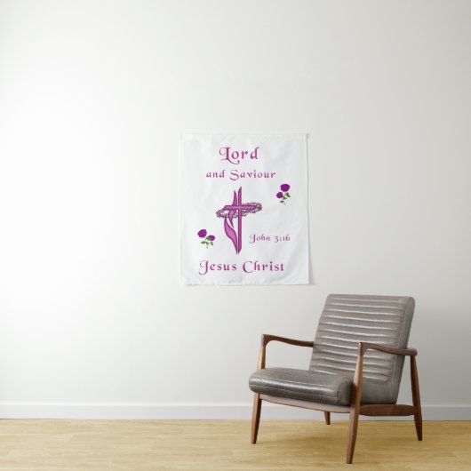 John 3:16 wandkleed (In situ)