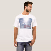 John 3:16 Wolken T-shirt (Voorkant volledig)