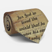 John 3:16 Zonsopgang stropdas (Opgerold)