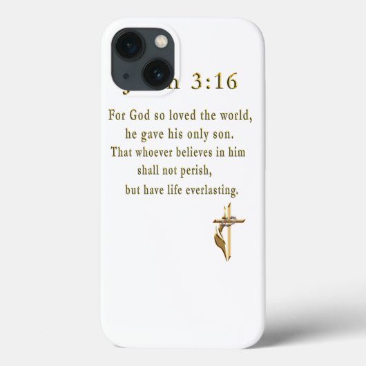 John 3:16giften Case-Mate iPhone case (Achterkant)