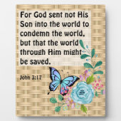 John 3:17 fotoplaat (Voorkant)