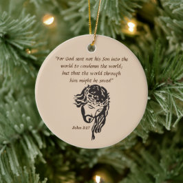 John 3:17 keramisch ornament