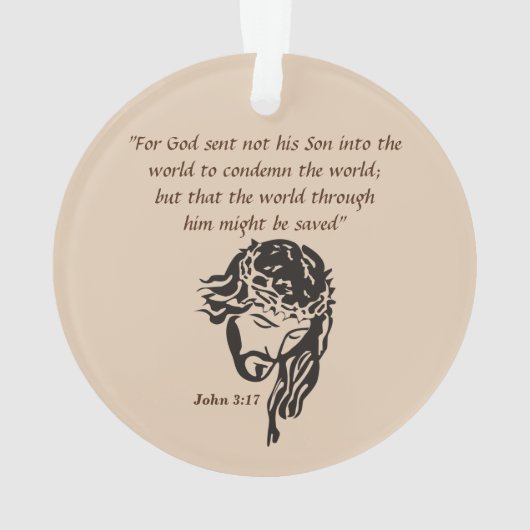 John 3:17 ornament (achterkant)