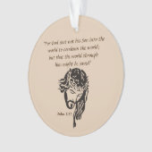 John 3:17 ornament (voorkant)