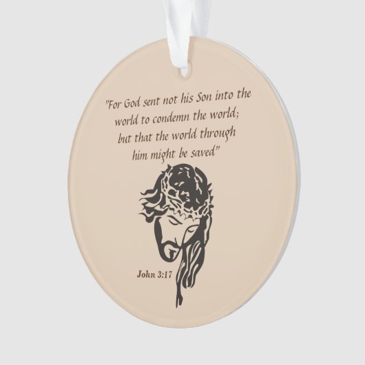 John 3:17 ornament (voorkant)