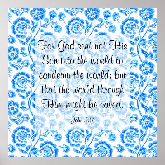 John 3:17 Poster (Voorkant)