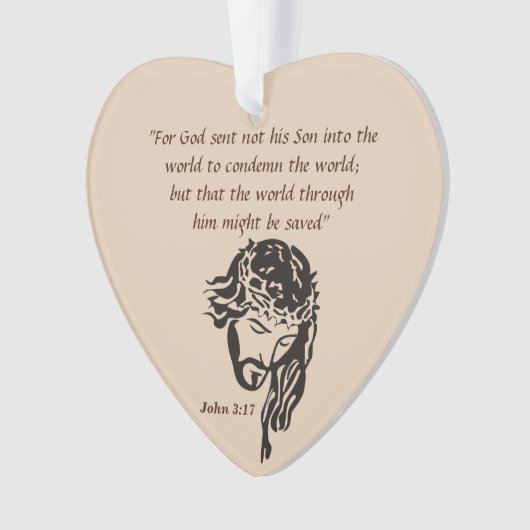 John 3:17-versiering ornament (voorkant)