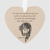 John 3:17-versiering ornament (voorkant)