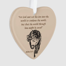 John 3:17-versiering ornament