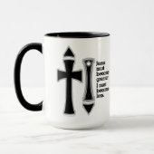 John 3-30-B, met een grotere dichtheid Mok (Links)