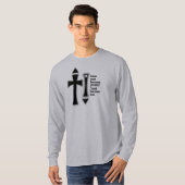 John 3-30-B, met een grotere dichtheid T-shirt (Voorkant volledig)