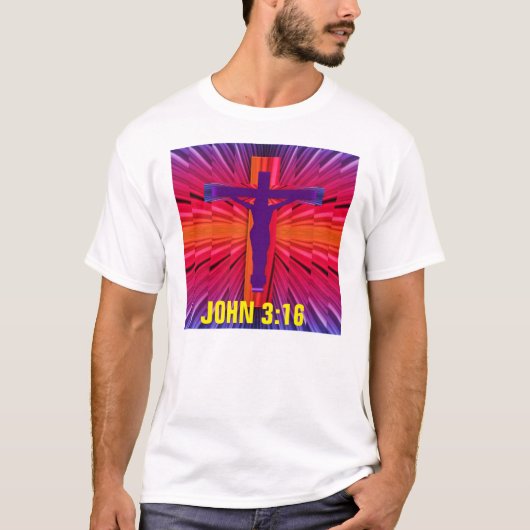 JOHN 3:3, Christelijke T-shirts (Voorkant)