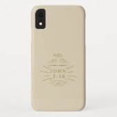 John 3v16 Bible Verse Case-Mate iPhone Case (Achterkant)