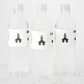 John 4:13-14 Kerk Water Label Waterfles Etiket (Flessen)