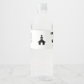 John 4:13-14 Kerk Water Label Waterfles Etiket (Voorkant)