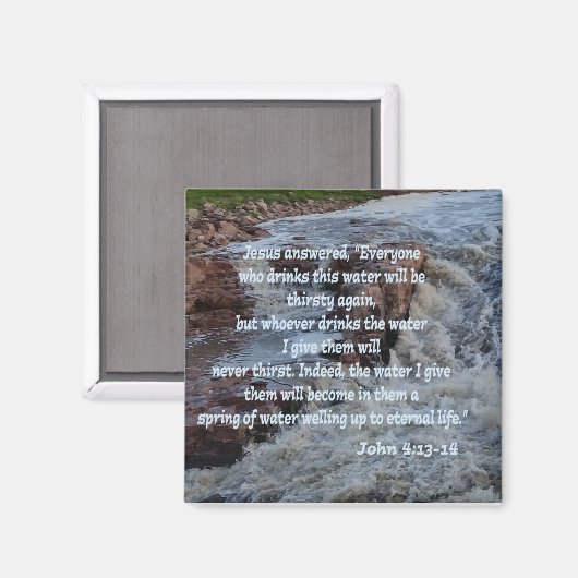 John 4:13-14 magneet (Voorkant / Achterkant)
