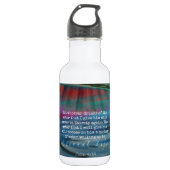 John 4:14 Water en Sky Waterfles (Voorkant)