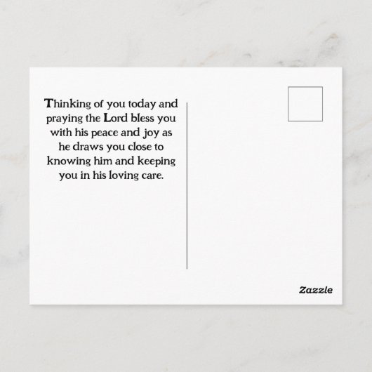 John 4:14 Wie het water drink dat ik bijbel geef Briefkaart (Achterkant)