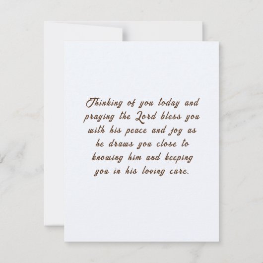 John 4:14 Wie het water drink dat ik Kaart geef (Achterkant)