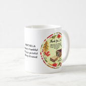 John 6:35 BREAD OF LIFE Thanksgiving Koffiemok (Voorkant rechts)