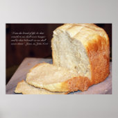 John 6:35 het Poster van de Manuscript (Voorkant)