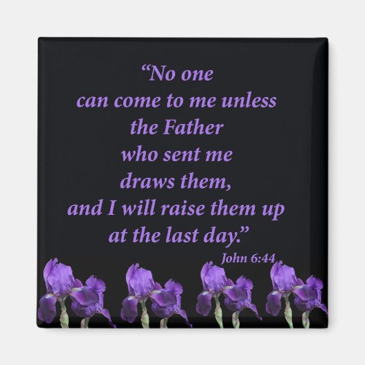 John 6:44 magneet (Voorkant)