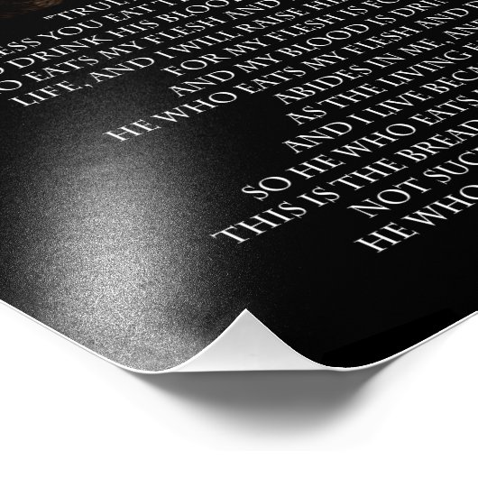 JOHN 6, 52-58 FOTO AFDRUK (Hoek)