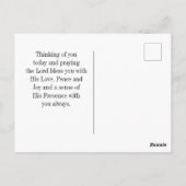 John 6:68 LORD, naar wie gaan we? Bijbelversie Briefkaart (Achterkant)