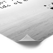 John 6:68 LORD, naar wie gaan we? Bijbelversie Poster (Hoek)