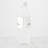 John 7:37-38 Water Etiket (Achterkant)