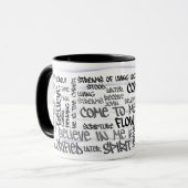 John 7:37-41 Wit water Mok (Voorkant links)