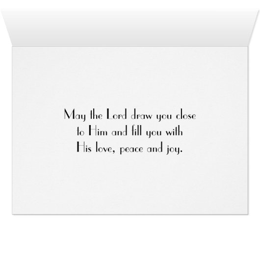 John 7:37 Iedereen die dorst heeft, komt naar mij (Binenzijde Horizontaal (Onderkant))