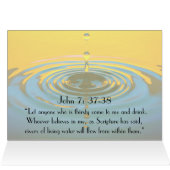 John 7:37 Iedereen die dorst heeft, komt naar mij  (Binnen Horizontaal (Boven))