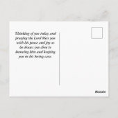 John 7:37 Iedereen die dorst heeft, komt naar mij  Briefkaart (Achterkant)