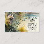 John 7:37 Iedereen die dorst heeft, komt naar mij  Visitekaartje (Voorkant)