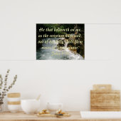 John 7:38 poster (Keuken)