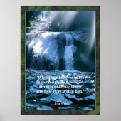 John 7:38 Poster Living Water scripture Print (Voorkant)