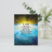 John 8:12 briefkaart (Staand voorkant)