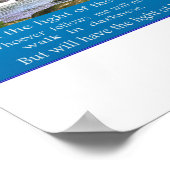 John 8:12 Ik ben het lichte poster (Hoek)