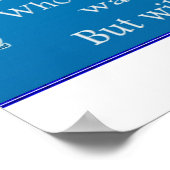 John 8:12 Ik ben het lichte poster (Hoek)