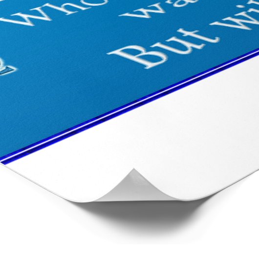 John 8:12 Ik ben het lichte poster (Hoek)