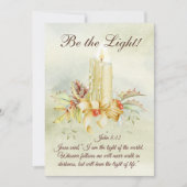 John 8:12 Jezus zei: "Ik ben het Licht, Flat Card" (Voorkant)