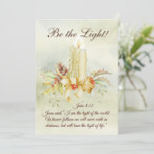 John 8:12 Jezus zei: "Ik ben het Licht, Flat Card" (Staand voorkant)