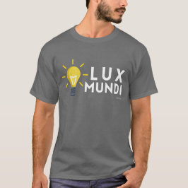 John 8:12: Lux Mundi (licht van de wereld) T-shirt