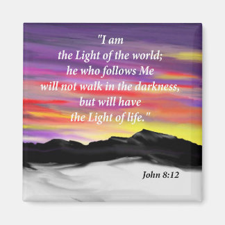 John 8:12 magneet