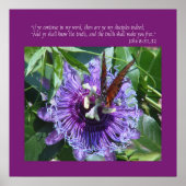 John 8 31:32 Afdrukken/Poster Poster (Voorkant)