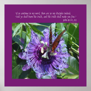 John 8 31:32 Afdrukken/Poster Poster