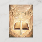 John 8:31-32 KJV-kaarten Visitekaartje (Achterkant)