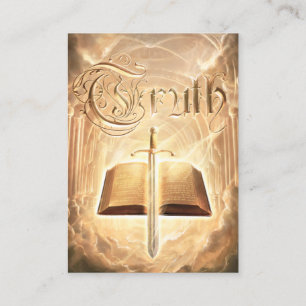 John 8:31-32 KJV-kaarten Visitekaartje