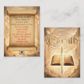 John 8:31-32 KJV-kaarten Visitekaartje (Voorkant / Achterkant)